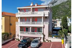 апартаменты Podest - Baška Voda Апартамент 2 – A2 фото 1